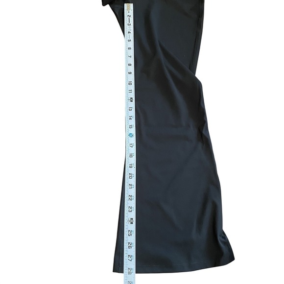 Halara NWT DayStretch High Waisted Crossover Flare Yoga Leggings Black Large - Picture 9 of 10